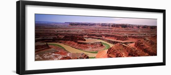 Rock Formations on a Landscape, Canyonlands National Park, Colorado River, Utah, USA-null-Framed Photographic Print