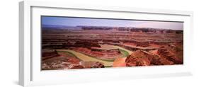 Rock Formations on a Landscape, Canyonlands National Park, Colorado River, Utah, USA-null-Framed Photographic Print