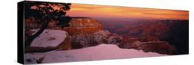 Rock Formations on a Landscape, Grand Canyon National Park, Arizona, USA-null-Stretched Canvas