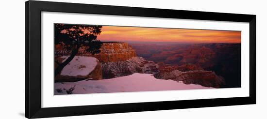 Rock Formations on a Landscape, Grand Canyon National Park, Arizona, USA-null-Framed Photographic Print