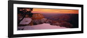 Rock Formations on a Landscape, Grand Canyon National Park, Arizona, USA-null-Framed Photographic Print