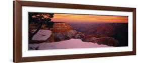 Rock Formations on a Landscape, Grand Canyon National Park, Arizona, USA-null-Framed Photographic Print