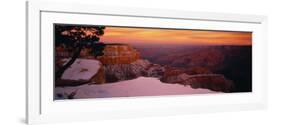 Rock Formations on a Landscape, Grand Canyon National Park, Arizona, USA-null-Framed Photographic Print