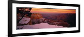 Rock Formations on a Landscape, Grand Canyon National Park, Arizona, USA-null-Framed Photographic Print