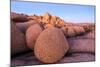 Rock formations on a landscape, Joshua Tree National Park, California, USA-null-Mounted Photographic Print