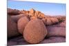 Rock formations on a landscape, Joshua Tree National Park, California, USA-null-Mounted Photographic Print