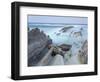 Rock Formations on Atxabiribil Beach, Basque Country, Bay of Biscay, Spain, October 2008-Popp-Hackner-Framed Photographic Print