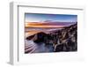 Rock formations on the beach at sunrise, Baja California Sur, Mexico-Panoramic Images-Framed Photographic Print