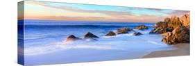 Rock Formations on the Beach at Sunrise, Lands End, Cabo San Lucas, Baja California Sur, Mexico-null-Stretched Canvas