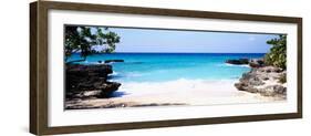 Rock Formations on the Beach, Smith's Cove Beach, Smith's Cove, Georgetown, Grand Cayman-null-Framed Photographic Print