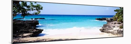 Rock Formations on the Beach, Smith's Cove Beach, Smith's Cove, Georgetown, Grand Cayman-null-Mounted Photographic Print