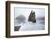 Rock formations on the coast, Cannon Beach, , Pacific Northwest, Oregon, USA-Panoramic Images-Framed Photographic Print