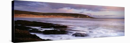 Rock Formations on the Coast, Croyde, North Devon, Devon, England-null-Stretched Canvas