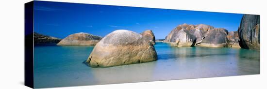 Rock Formations on the Coast, Elephant Rocks, William Bay National Park-null-Stretched Canvas