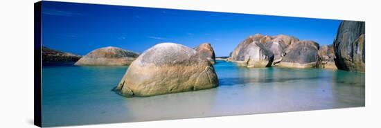 Rock Formations on the Coast, Elephant Rocks, William Bay National Park-null-Stretched Canvas