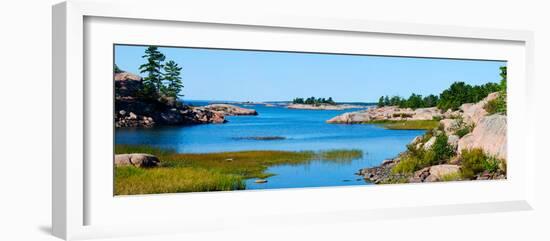 Rock Formations on the Coast, Killarney, Georgian Bay, Ontario, Canada-null-Framed Photographic Print