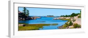 Rock Formations on the Coast, Killarney, Georgian Bay, Ontario, Canada-null-Framed Photographic Print