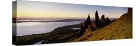 Rock Formations on the Coast, Old Man of Storr, Trotternish, Isle of Skye, Scotland-null-Stretched Canvas