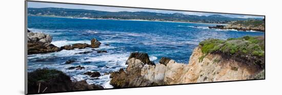 Rock Formations on the Coast, Point Lobos State Reserve, Carmel, Monterey County, California, USA-null-Mounted Photographic Print