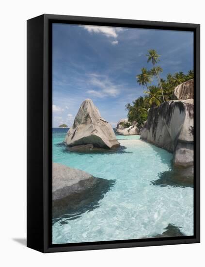 Rock Formations on the Coast, Pulau Dayang Beach, Malaysia-null-Framed Stretched Canvas