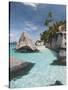 Rock Formations on the Coast, Pulau Dayang Beach, Malaysia-null-Stretched Canvas