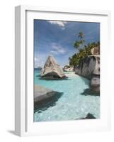 Rock Formations on the Coast, Pulau Dayang Beach, Malaysia-null-Framed Photographic Print