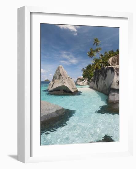 Rock Formations on the Coast, Pulau Dayang Beach, Malaysia-null-Framed Photographic Print