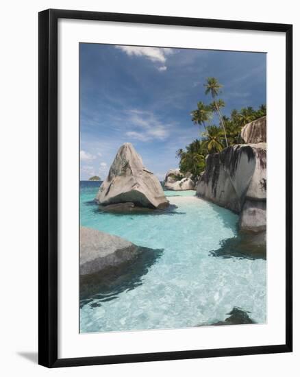 Rock Formations on the Coast, Pulau Dayang Beach, Malaysia-null-Framed Photographic Print