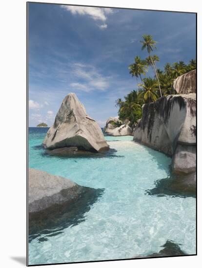 Rock Formations on the Coast, Pulau Dayang Beach, Malaysia-null-Mounted Photographic Print