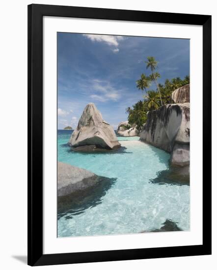 Rock Formations on the Coast, Pulau Dayang Beach, Malaysia-null-Framed Photographic Print