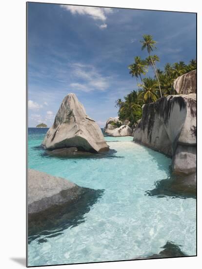 Rock Formations on the Coast, Pulau Dayang Beach, Malaysia-null-Mounted Photographic Print