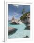 Rock Formations on the Coast, Pulau Dayang Beach, Malaysia-null-Framed Photographic Print