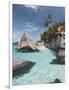 Rock Formations on the Coast, Pulau Dayang Beach, Malaysia-null-Framed Photographic Print