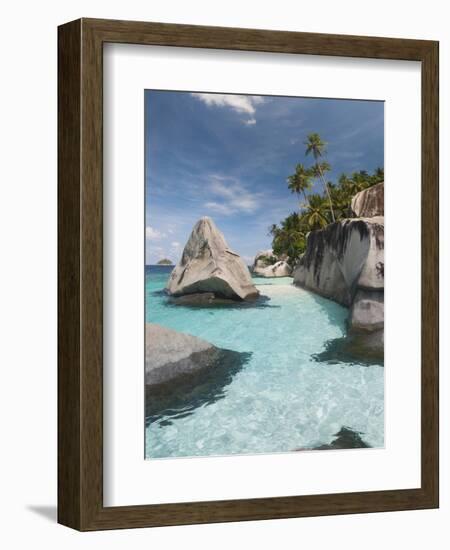 Rock Formations on the Coast, Pulau Dayang Beach, Malaysia-null-Framed Photographic Print