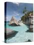 Rock Formations on the Coast, Pulau Dayang Beach, Malaysia-null-Stretched Canvas