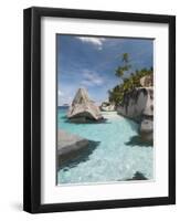Rock Formations on the Coast, Pulau Dayang Beach, Malaysia-null-Framed Premium Photographic Print