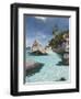 Rock Formations on the Coast, Pulau Dayang Beach, Malaysia-null-Framed Premium Photographic Print