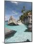 Rock Formations on the Coast, Pulau Dayang Beach, Malaysia-null-Mounted Premium Photographic Print