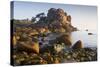 Rock Formations on the Cote De Granit Rose, France-Roland Gerth-Stretched Canvas