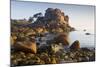 Rock Formations on the Cote De Granit Rose, France-Roland Gerth-Mounted Photographic Print