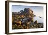 Rock Formations on the Cote De Granit Rose, France-Roland Gerth-Framed Photographic Print