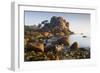 Rock Formations on the Cote De Granit Rose, France-Roland Gerth-Framed Photographic Print