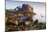 Rock Formations on the Cote De Granit Rose, France-Roland Gerth-Mounted Photographic Print