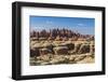 Rock Formations, the Needles Section of Canyonlands National Park, Utah, Usa-Gary-Framed Photographic Print