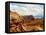 Rock Formations Under the Cloudy Sky, Capitol Reef National Park, Utah, USA-null-Framed Stretched Canvas