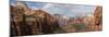 Rock Formations, Zion National Park, Nevada, USA-null-Mounted Photographic Print