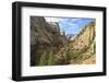 Rock Forms Above Echo Canyon-Eleanor Scriven-Framed Photographic Print