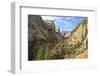 Rock Forms Above Echo Canyon-Eleanor Scriven-Framed Photographic Print