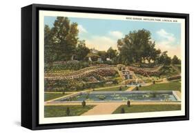 Rock Garden, Antelope Park, Lincoln, Nebraska-null-Framed Stretched Canvas