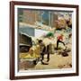 "Rock Garden," April 22, 1961-George Hughes-Framed Giclee Print